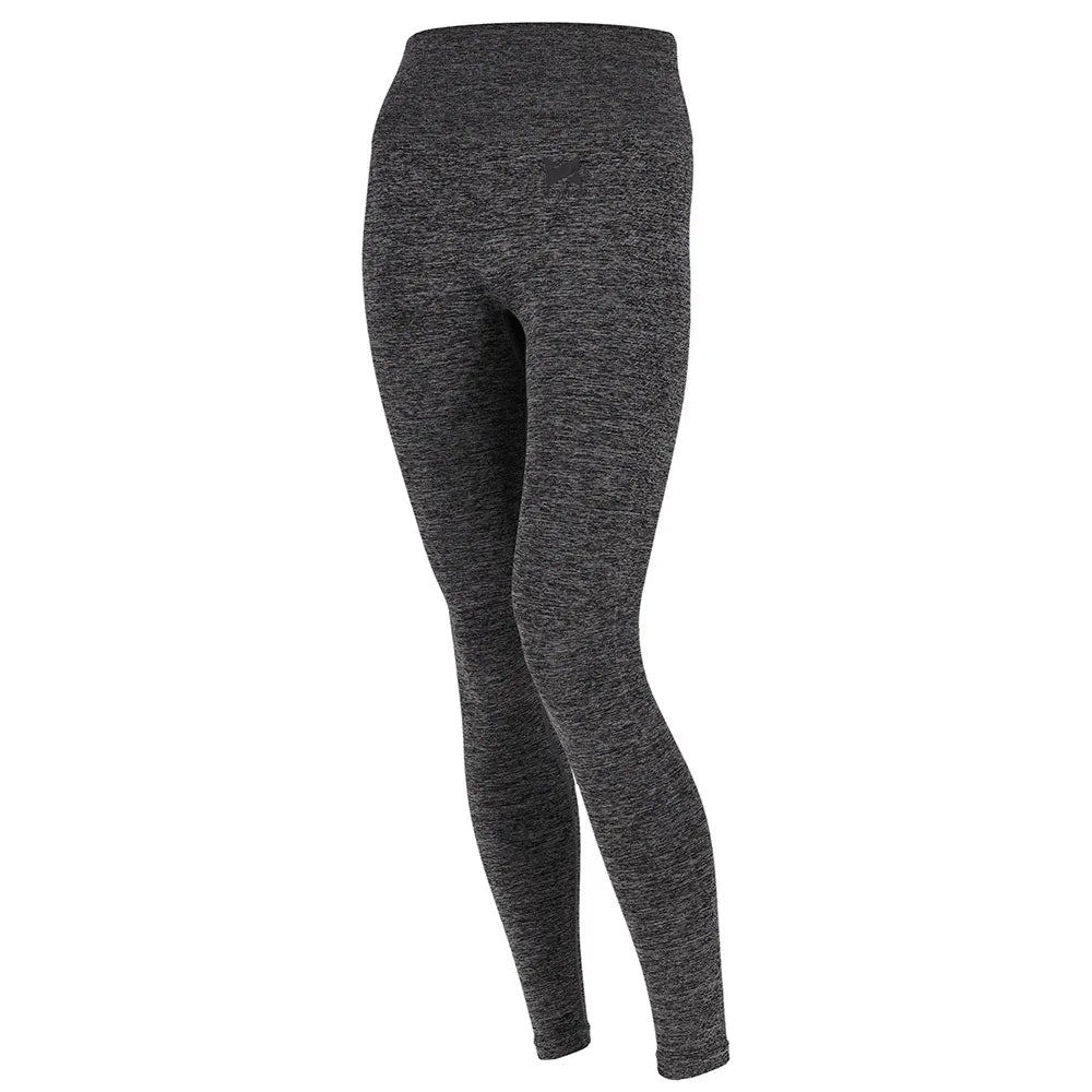 Sportlegging Dames Antraciet Gemêleerd