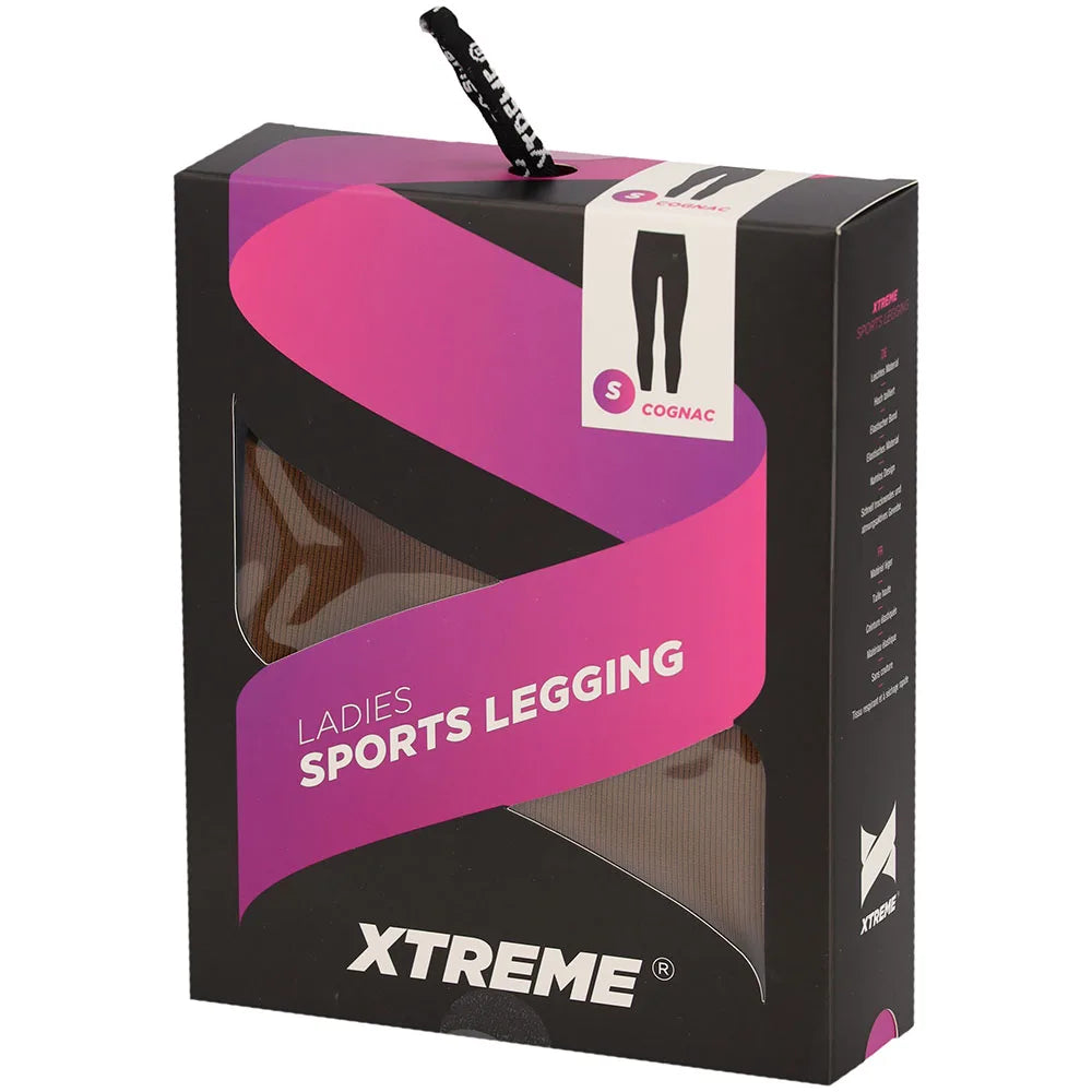 Sportlegging Dames Antraciet Melange M