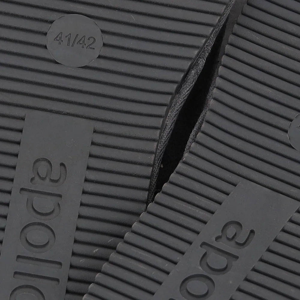 Heren Suede Instapsloffen Donker Grijs 41/42