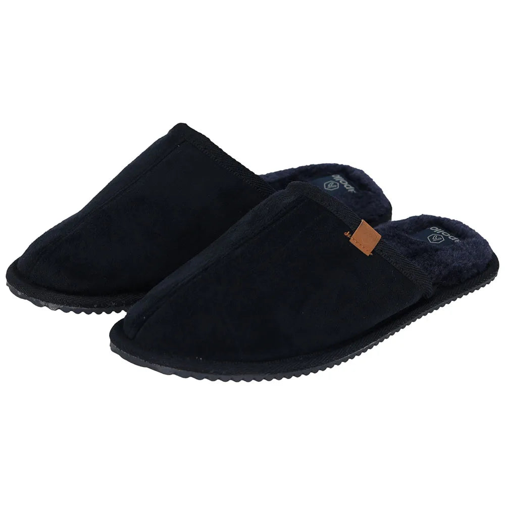 Heren Suede Instapsloffen Navy