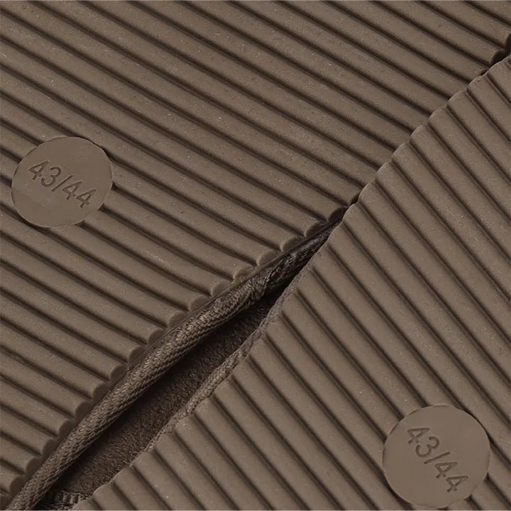 Heren Suede Instapsloffen Donker Grijs 41/42