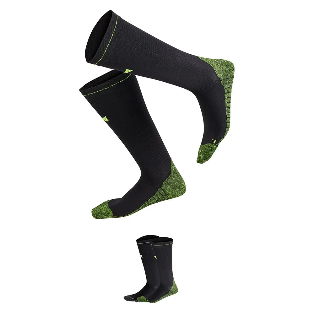 Compressiesokken 2-Pack Zwart 39/42