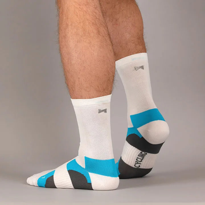 Fietssokken Multi White 3pk 45/47