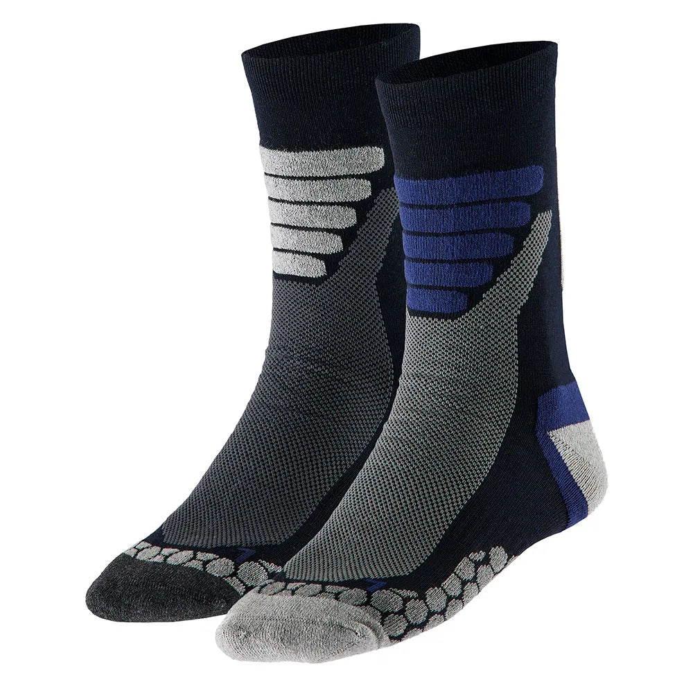 Wandelsokken 2-pk Multi Black 39/42