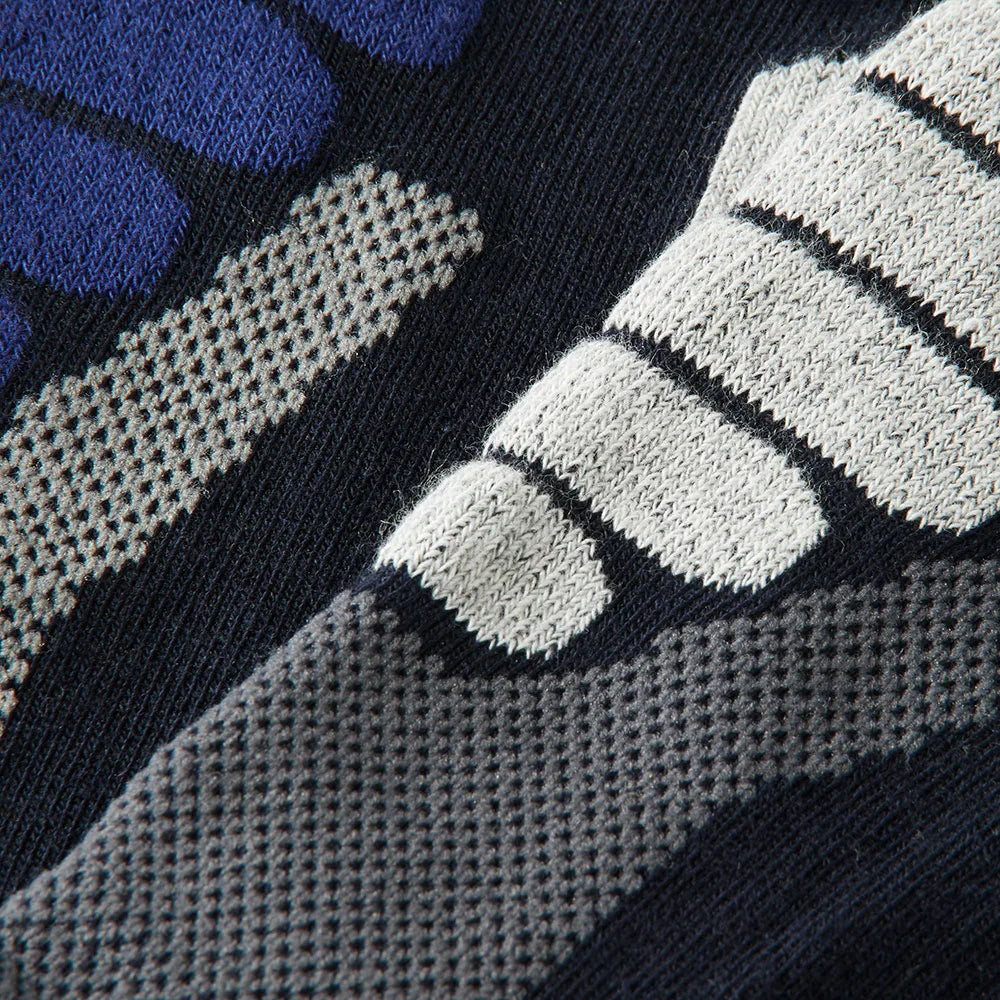 Wandelsokken 2-pk Multi Black 39/42