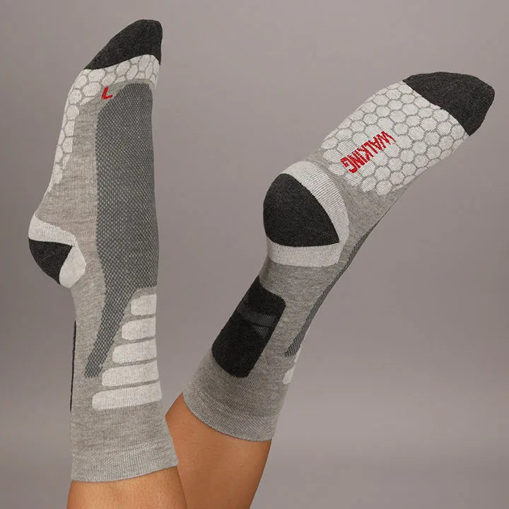 Wandelsokken 2-pk Multi Grijs