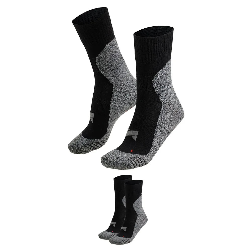 Technische Sportsokken 2-pk Multi Zwart 42/45