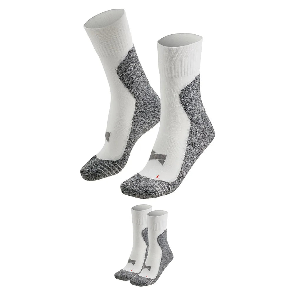 Technische Sportsokken 2-pk Multi Wit 42/45