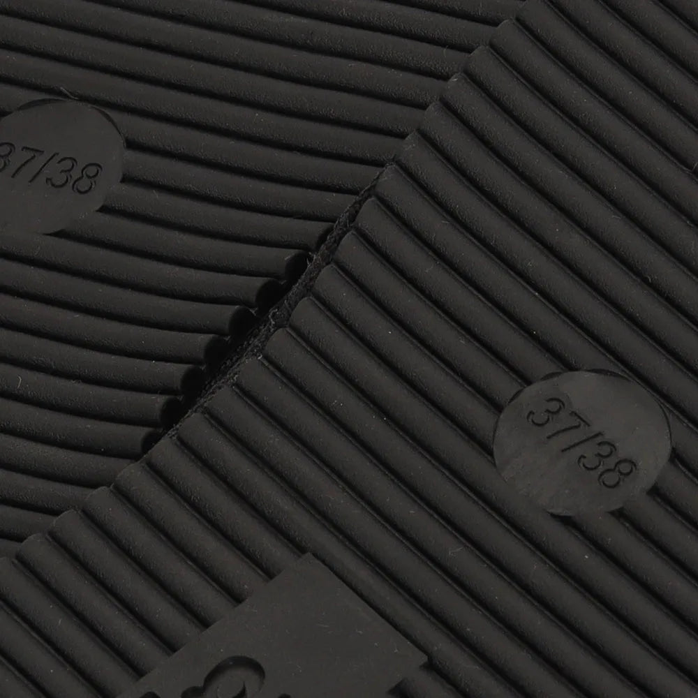 Dames Suede Instapsloffen Zwart 41/42