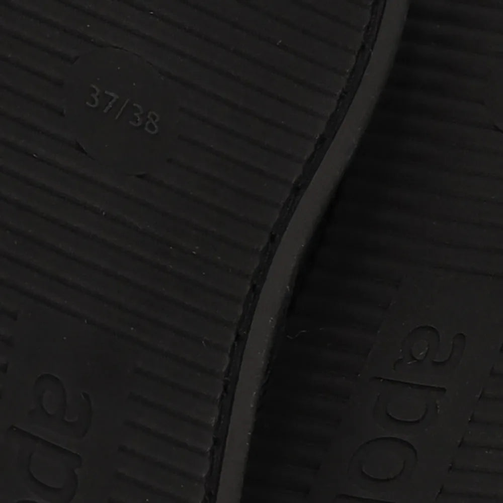 Dames Suede Sloffen Zwart