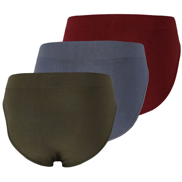 Seamless Briefs Slips heren 3-Pack Assorti Grijs L