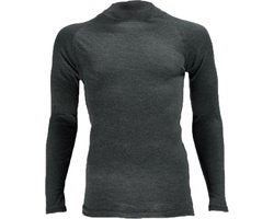 Thermo Shirt Heren Antraciet Melange XXL