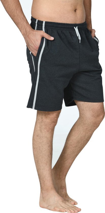PC Loungewear Korte Broeken Heren 2-Pack Navy-Antraciet L