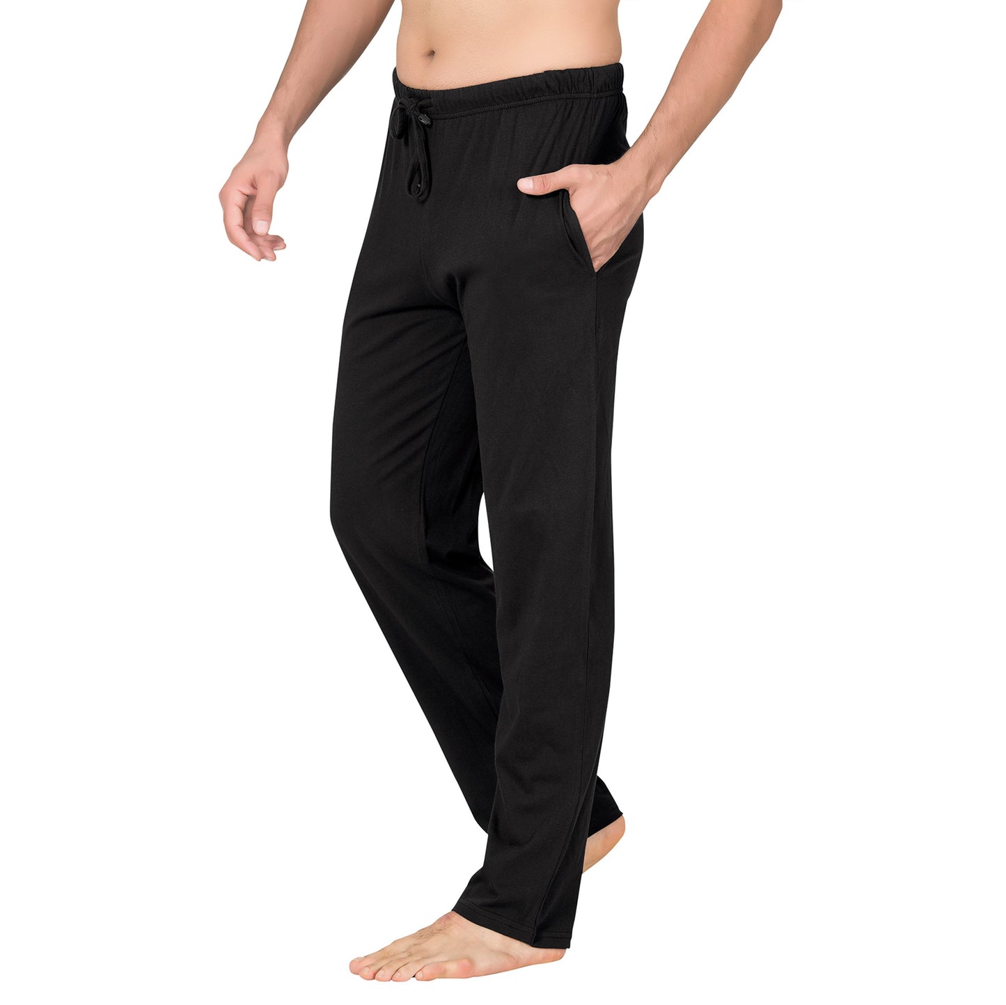 PC Pyjama Broeken Heren 2-Pack Zwart-Grijs M