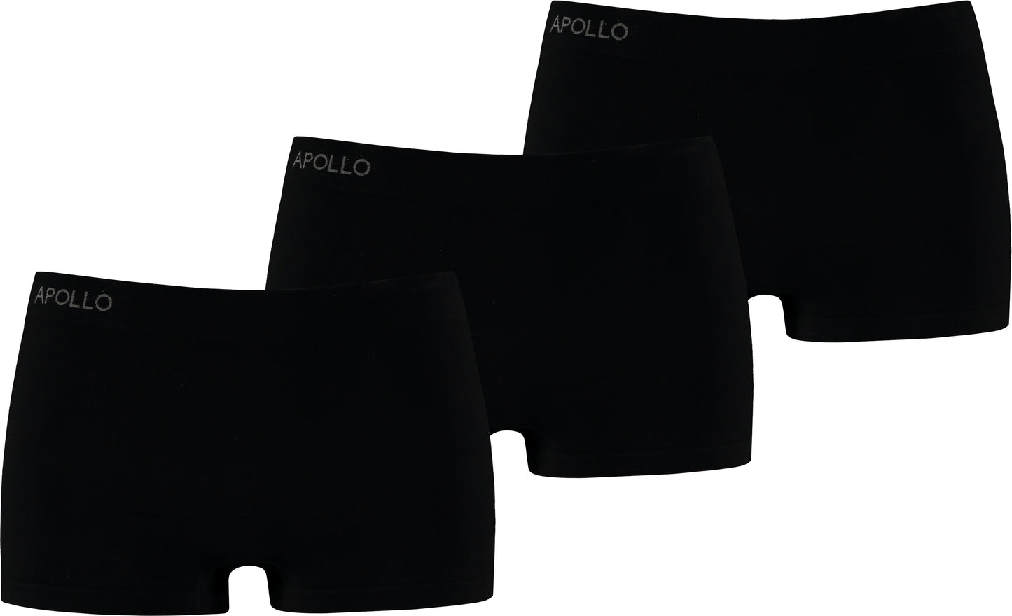 Hipsters Seamless Dames 3-Pack Zwart L