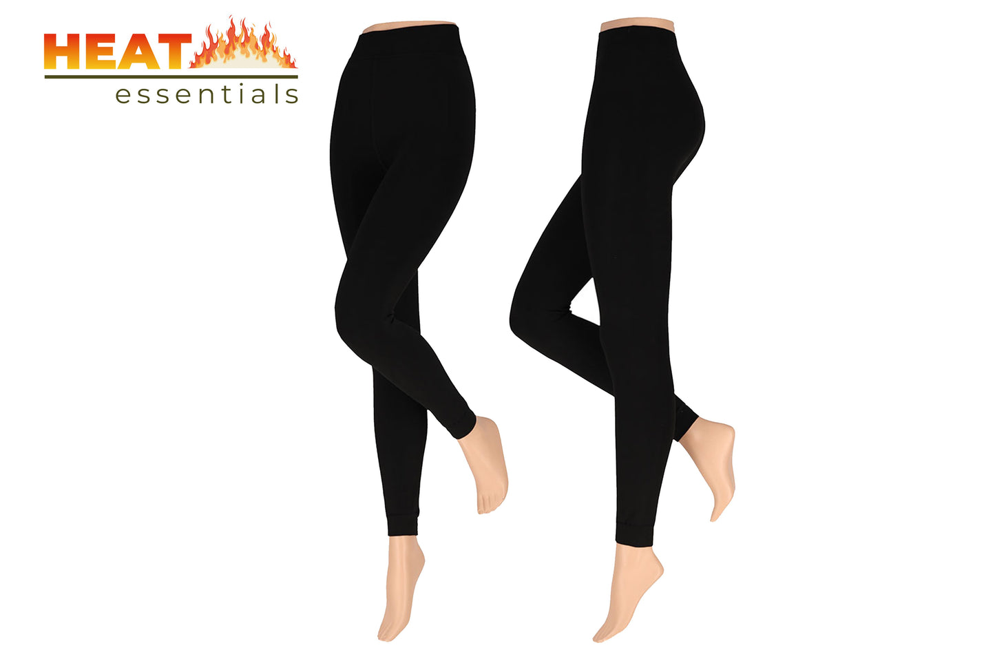 MP - Heat Essentials - Fleece Legging Dames - Zwart - S/M - 1 Pack