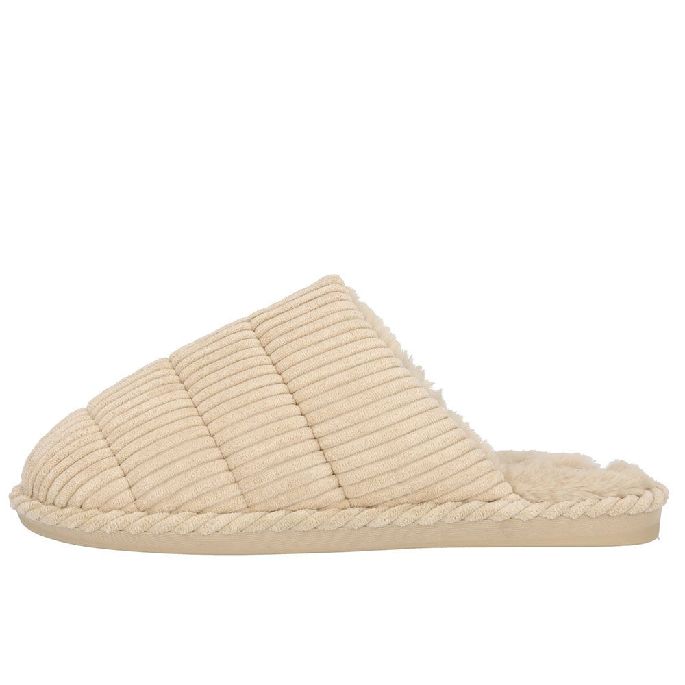 MP - Pantoffels Dames 39 40 - Zand - Corduroy - Sloffen Dames Maat 39 40
