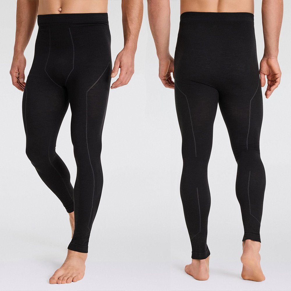 MP - Heat Essentials Thermobroek Heren - Merinowol - Zwart - XXL