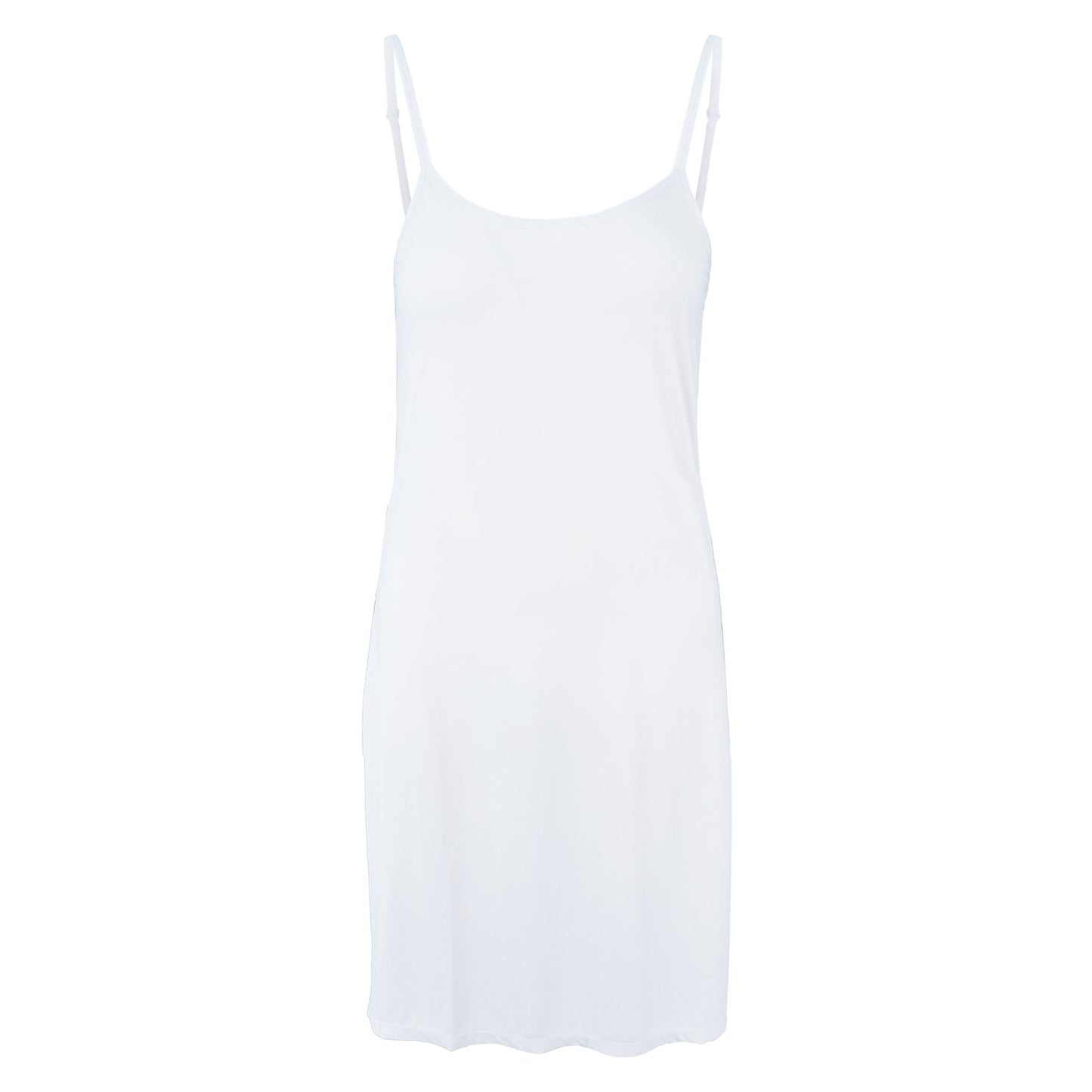 MP - Comfort Essentials - Korte Onderjurk Spagethi band Wit - L/XL - EU 40-42