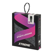 Sportlegging Dames Antraciet Melange M