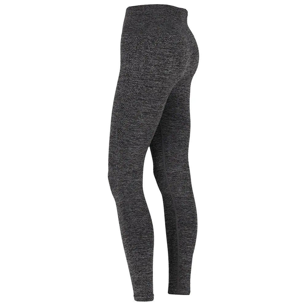 Sportlegging Dames Antraciet Gemêleerd