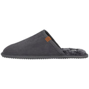 Heren Suede Instapsloffen Donker Grijs