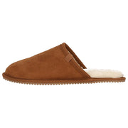 Heren Suede Instapsloffen Cognac