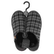 Pantoffels Heren Geruit Zwart