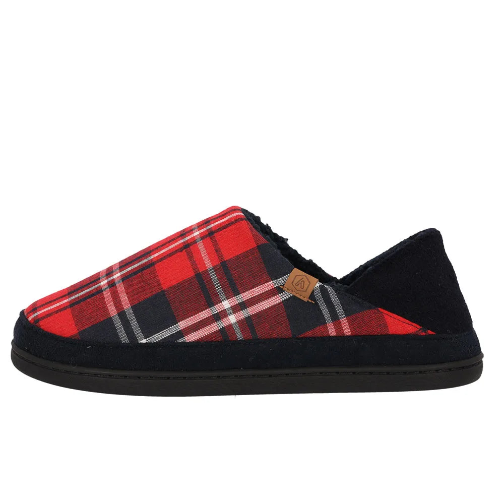 Pantoffels Heren Geruit Grijs 41-42