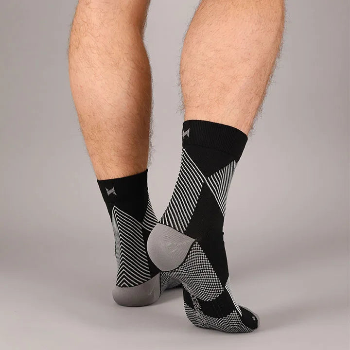 Sport Compressie Sokken Laag 3pk Black 35/38