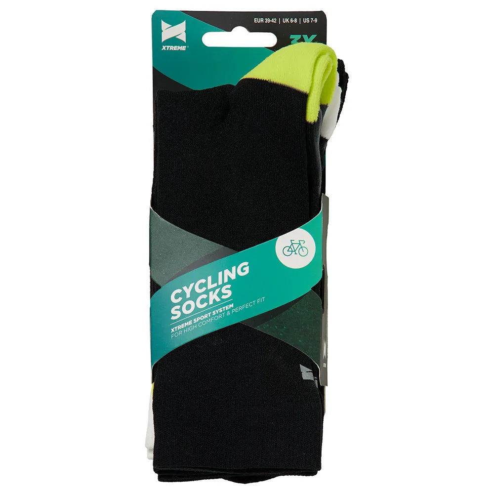Fietssokken Multi Black 3pk 43/46