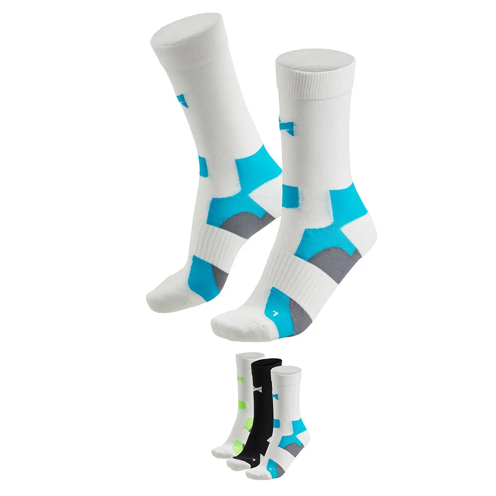 Fietssokken Multi White 3pk 43/46