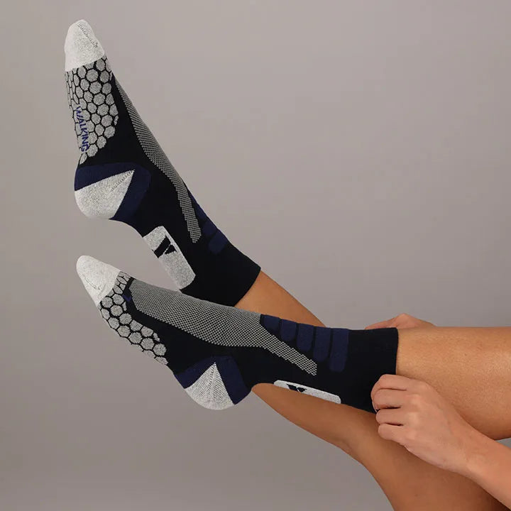 Wandelsokken 2-pk Multi Grey 43/46