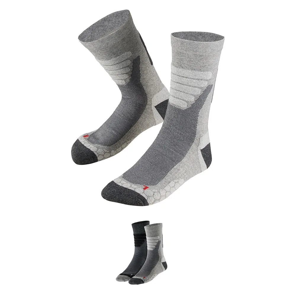 Wandelsokken 2-pk Multi Grey 43/46