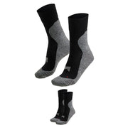 Technische Sportsokken 2-pk Multi Zwart 45/47