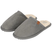 Dames Suede Instapsloffen Grijs 41/42