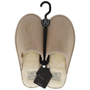 Dames Suede Instapsloffen Zwart 41/42