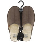 Dames Suede Instapsloffen Grijs 41/42