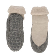 Wollen Pantoffel Sokken Beige 43/44