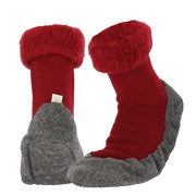 Wollen Pantoffel Sokken Rood 37/38