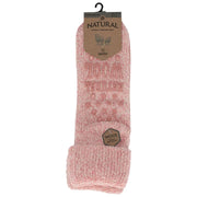 Wollen Antislip Huissokken Beige 43/46