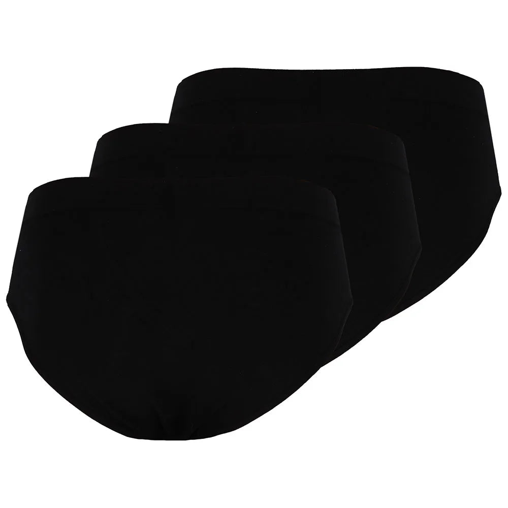 Seamless Briefs Slips heren 3-Pack Zwart M