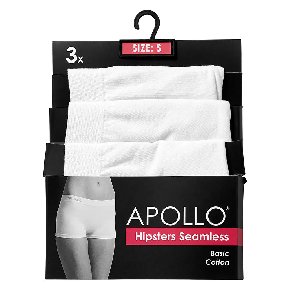 Hipsters Seamless Dames 3-Pack Wit M
