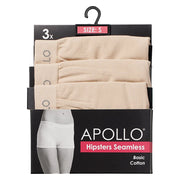 Hipsters Seamless Dames 3-Pack Nude