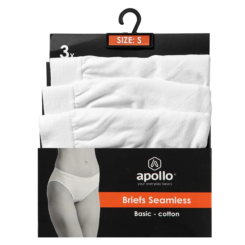 Briefs/Slips Seamless Dames 3-Pack Wit