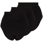 Maxi Slips Seamless Dames 3-Pack Zwart