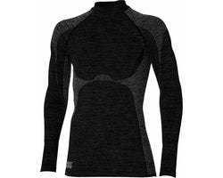 Premium Thermo Shirt Heren Zwart L