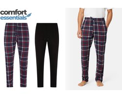 CE 2pk Heren Pyjama Broeken Navy / Navy Check XXL