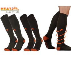 MP - Heat Essentials - Merino Wol Sokken - Compressiekousen - 2 Paar - Groen - Maat 45/47