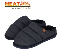 MP - Pantoffels Heren 43/44 - Navy Blauw - Gewatteerd - Sloffen Heren Maat 43 44
